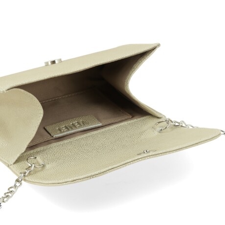 CARTERAS VENET- CUERO CARLETTO DORADO