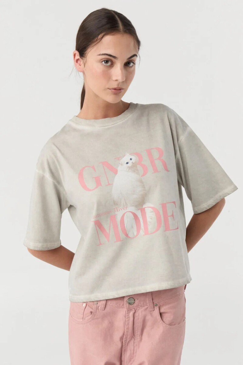 REMERA MODE Gris