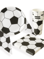 PARTY SET FUTBOL COMPLETO 38PCS NEGRO