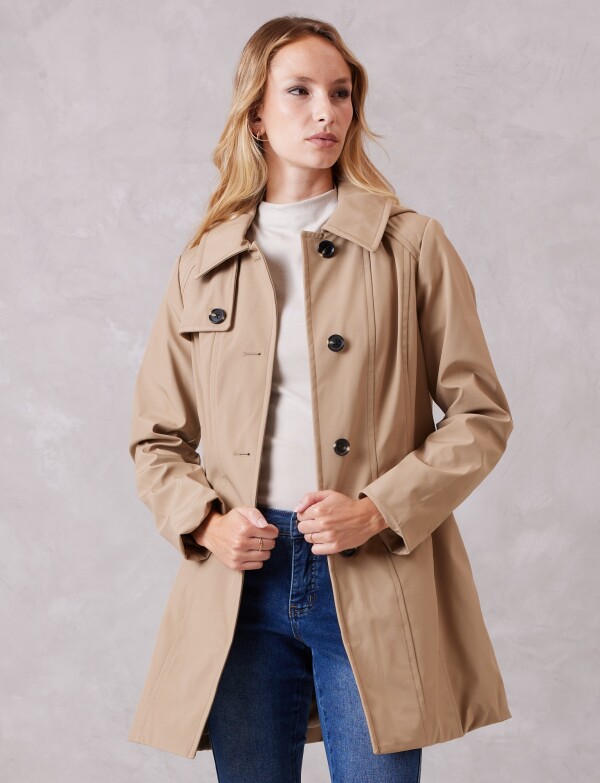 Gabardina Trench Impermeable BEIGE