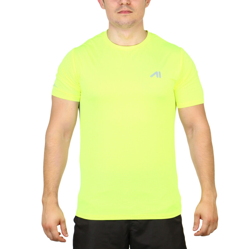 Austral Men's DRYFIT T-SHIRT - FLUO YELLOW Amarillo Fluo