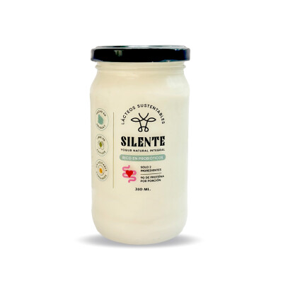 Yogurt Natural Silente 310ml Yogurt Natural El Silente 310g