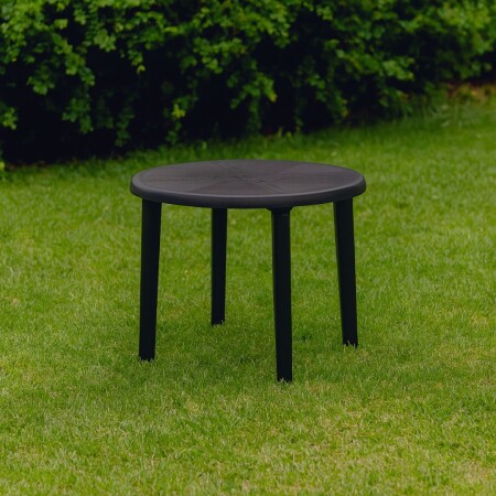 MESA JARDIN MOR REDONDA NEGRO