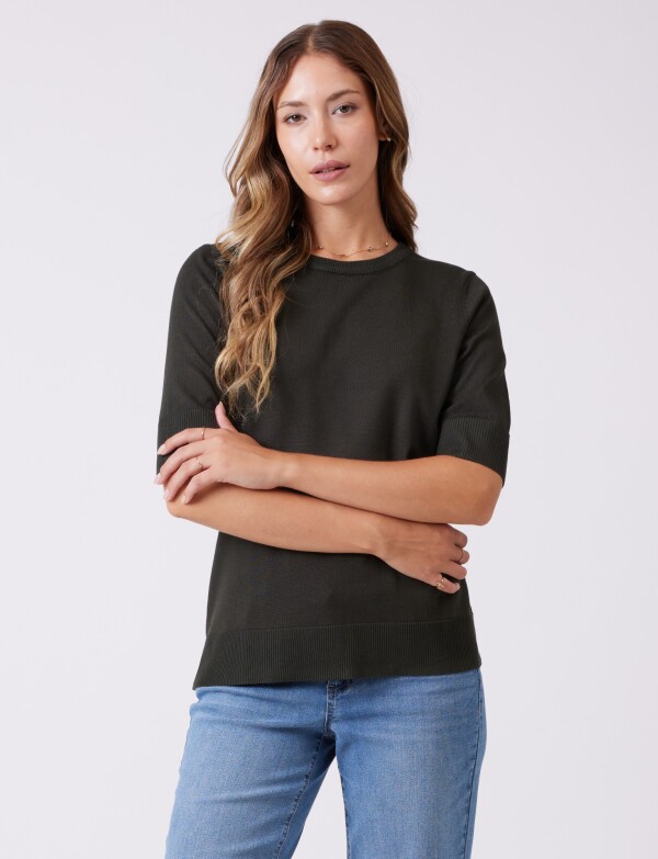 Buzo Basico VERDE OSCURO