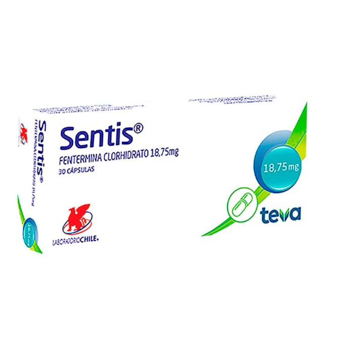 SENTIS 18,75 MG. CJ X 30 CÁPS. única