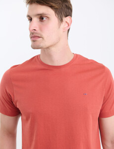 520658 T-SHIRT HARRINGTON LABEL Ladrillo