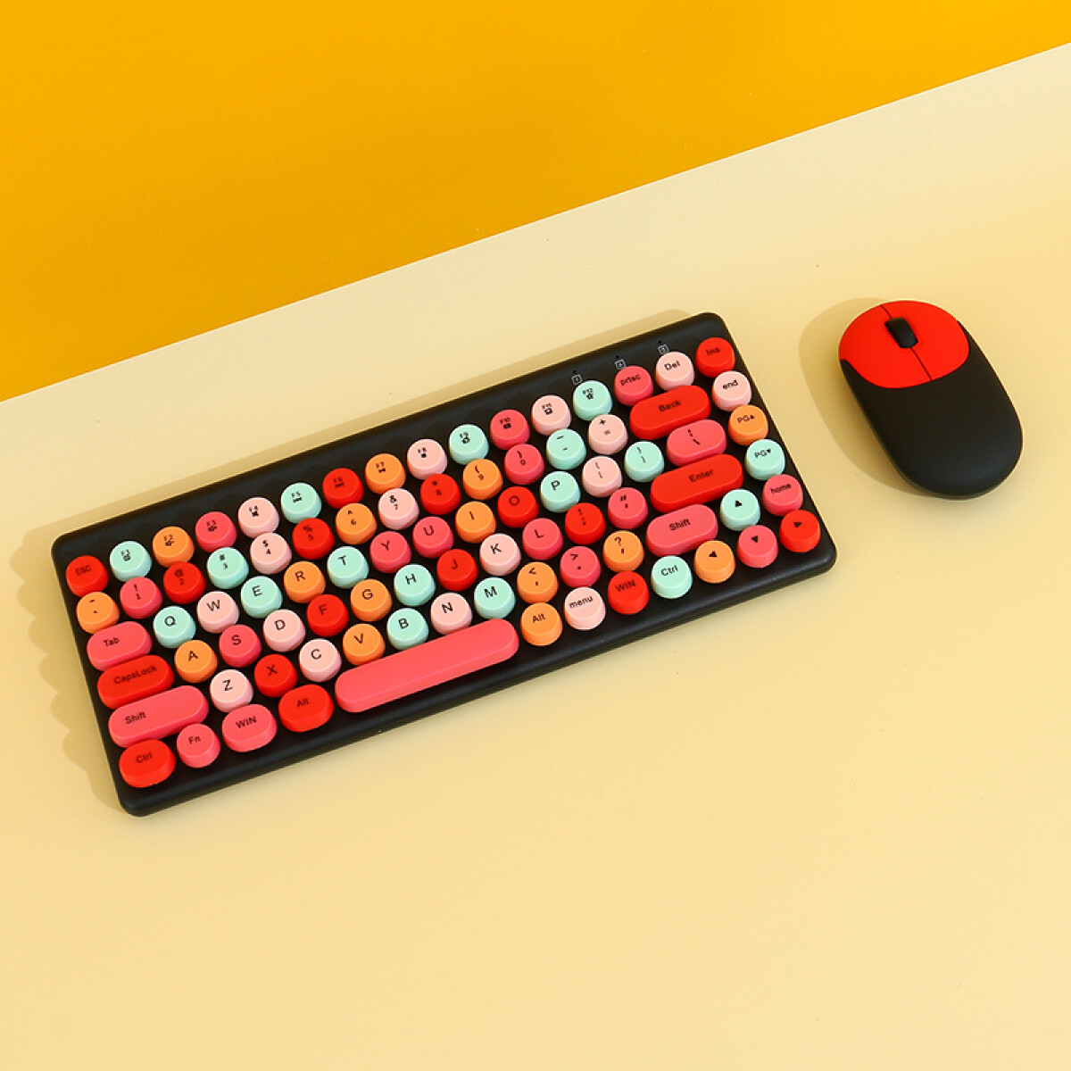 Teclado Y Mouse Inalámbrico Mofii 2.4g - Negro Qw02 