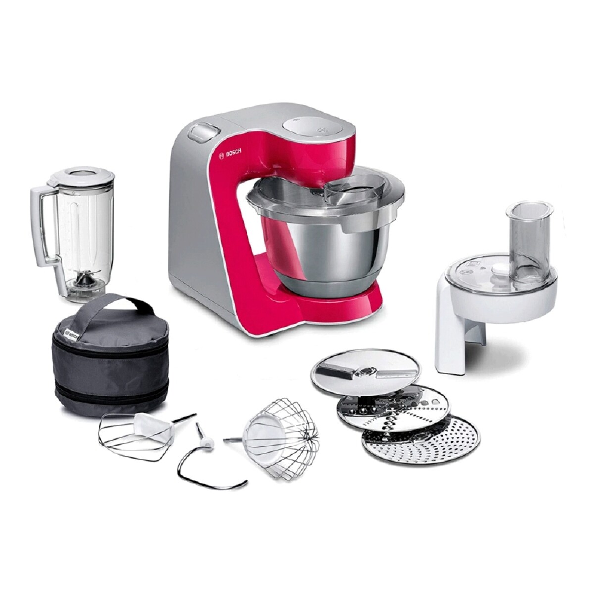 Robot de cocina Bosch MUM58420 Red Diamond 1000W - rojo 