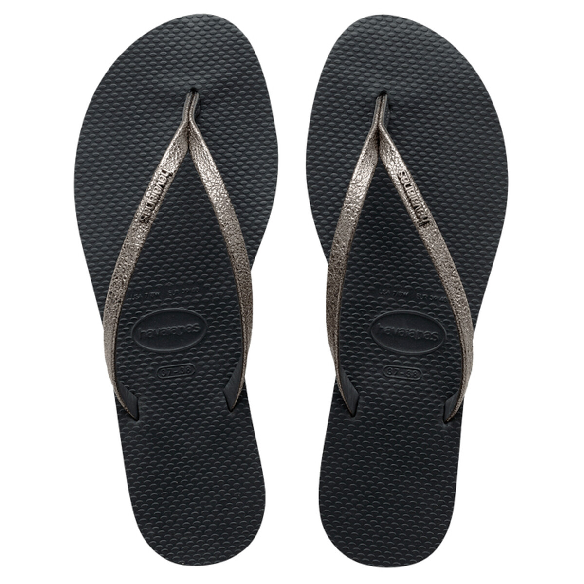 Sandalia de Mujer Havaianas You Shine Havaianas - Gris Grafita 