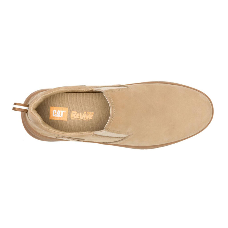 Zapatos de Hombre Caterpillar Flexion Slip On Beige