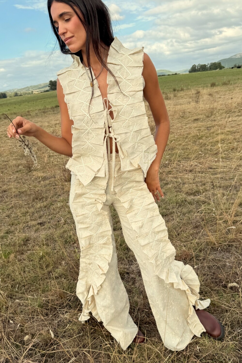 Dancing Queen Pants Crudo