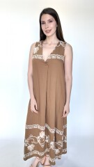 Vestido Khalira Marrón