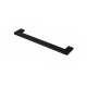 Toallero Barra 50Cm Metal Mate Color Negro Para Baño