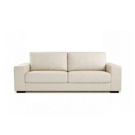 Sillon 3 cuerpos Como 100% Cuero Arena