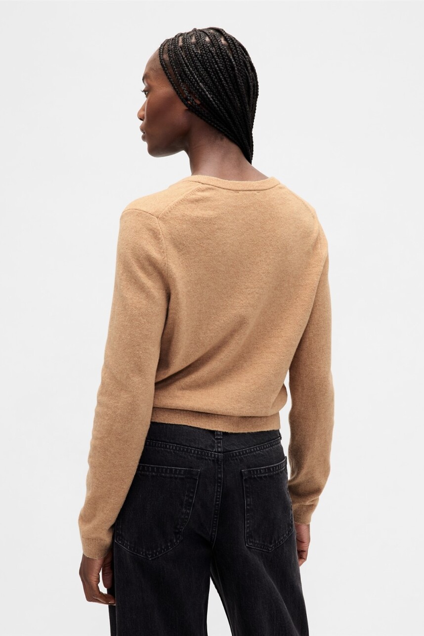 Saco Cashsoft Mujer Camel Heather B2277