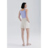 SHORTS FEM CINZA CLARO