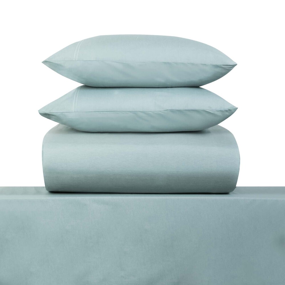 JUEGO SÁBANAS KING ALGODON-Y-POLIESTER CHAMBRAY