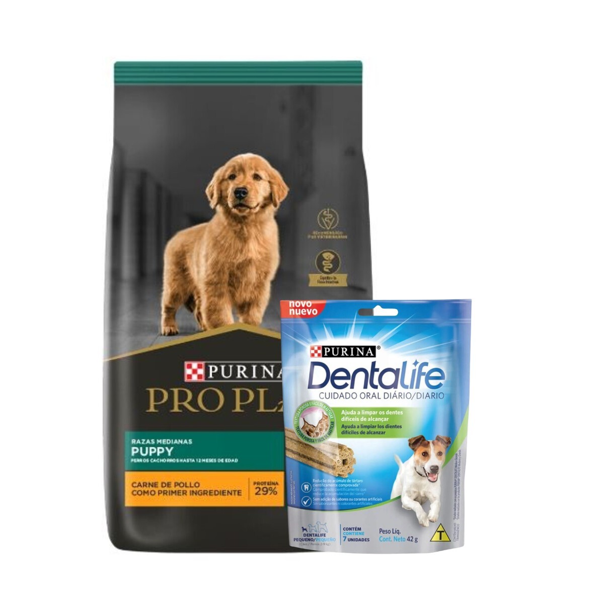 PRO PLAN PUPPY COMPLETE 3 KG + DENTALIFE PERROS RAZAS PEQUEÑAS 42 G 