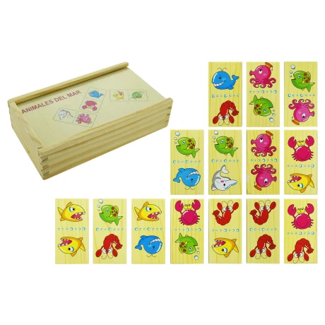 DOMINO MADERA ANIMALES DOMINO MADERA ANIMALES