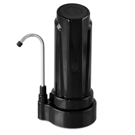 Purificador de agua Dvigi Aqua sobre mesada Negro