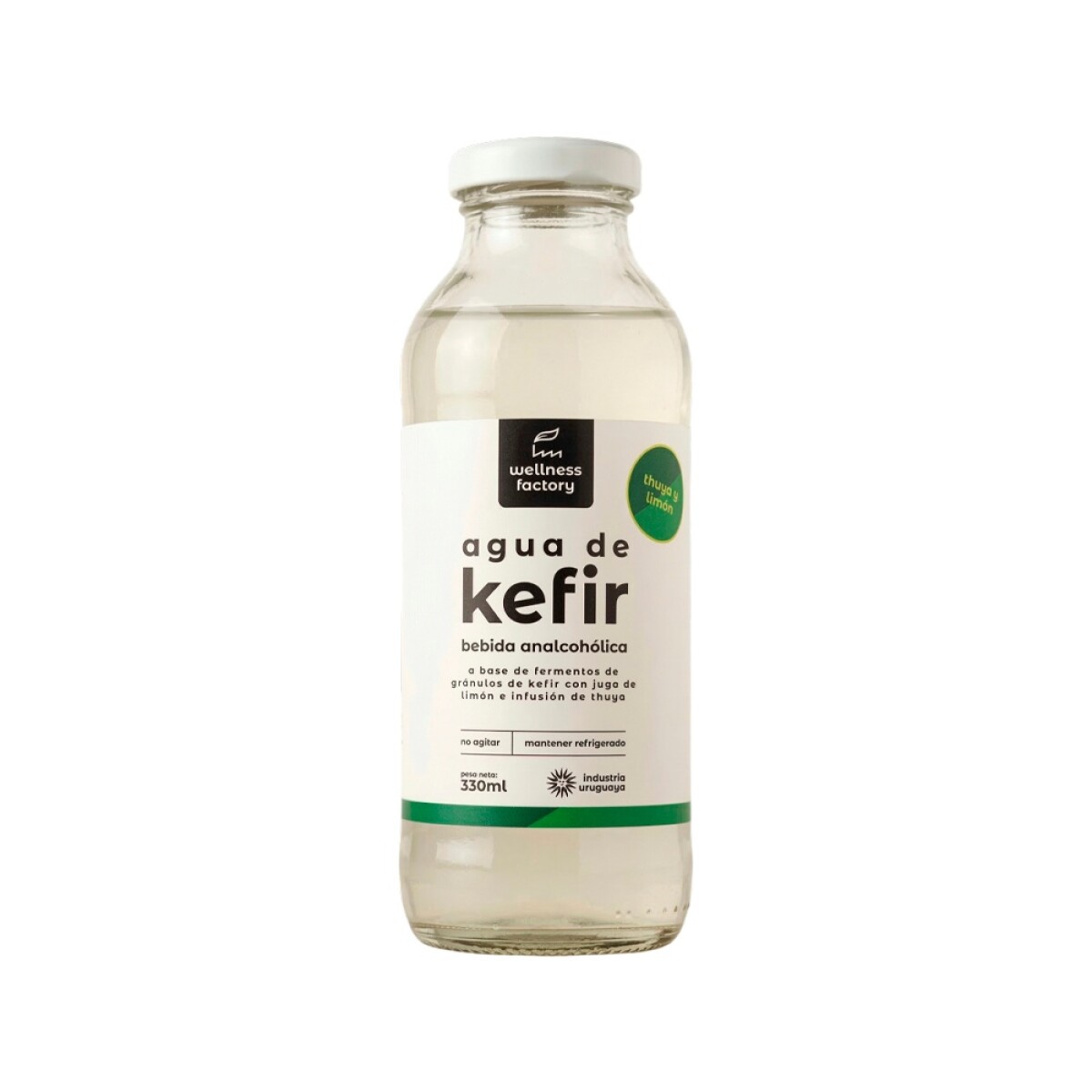 Agua de Kefir thuya y limon 330ml 