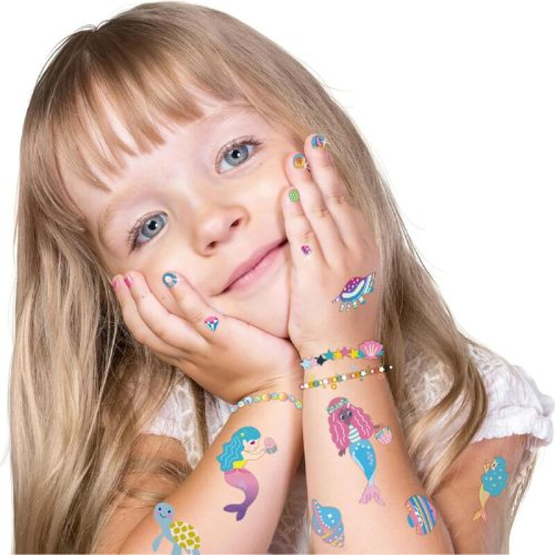 Set de Valija con stickers y Tatto- Sirenita Set De Valija Con Stickers Y Tatto- Sirenita
