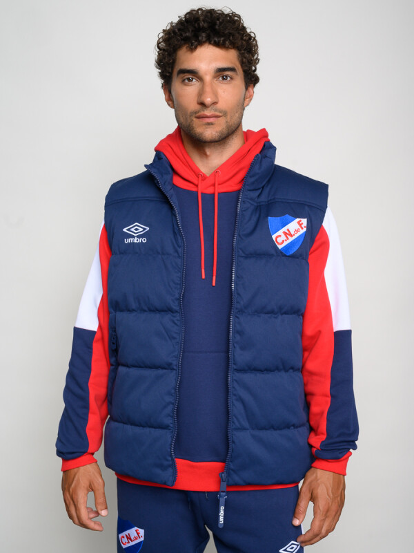 CHALECO PUFFER Nacional Hombre Azul Marino