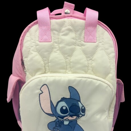 Mochila Disney DLS7340 Stitch 12" Universo Binario BLANCO