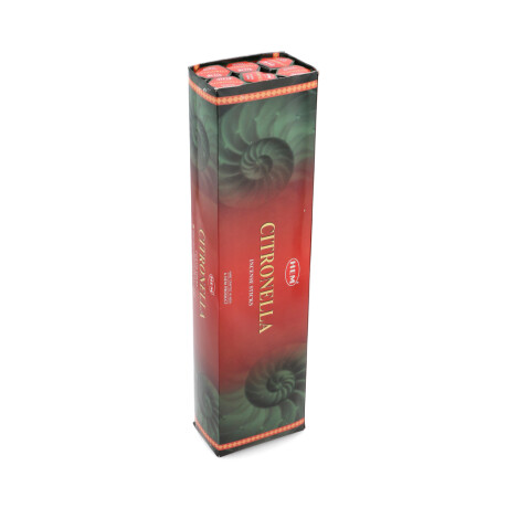 INCIENSO HEM HEXAGONAL LARGA CAJA X6 Citronella