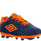 Championes de Fútbol 11 Infantiles Umbro Touch HG Azul Marino - Anaranjado
