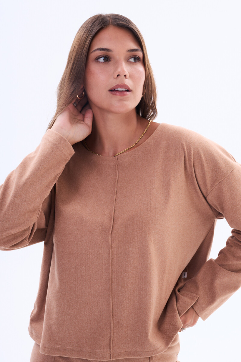 Buzo de felpa Jaerico Beige