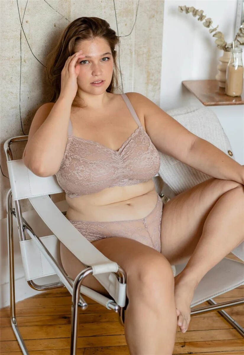 Bralette Encaje - Lavanda Claro 