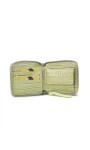 BILLETERA CANDELA CROCO MANZANA VERDE