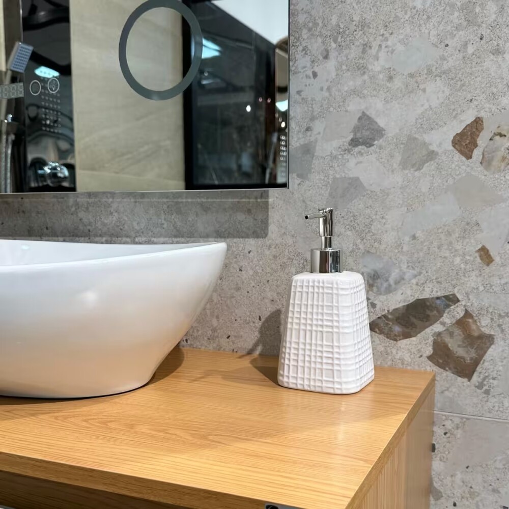 Dispensador de jabón Lineal blanco Dispensador De Jabón Lineal Blanco