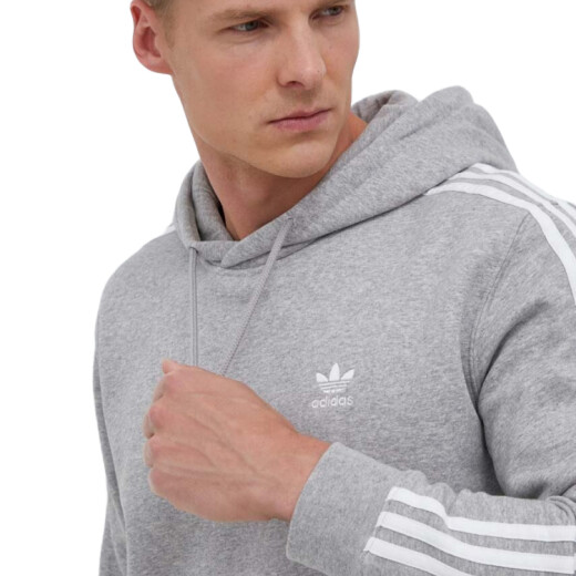 Canguro Adidas 3-Stripes - Gris Canguro Adidas 3-Stripes - Gris