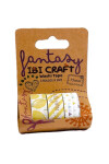 Cinta washi 1,5 cm. x 5 mts paquete x 3 TONOS LIMON