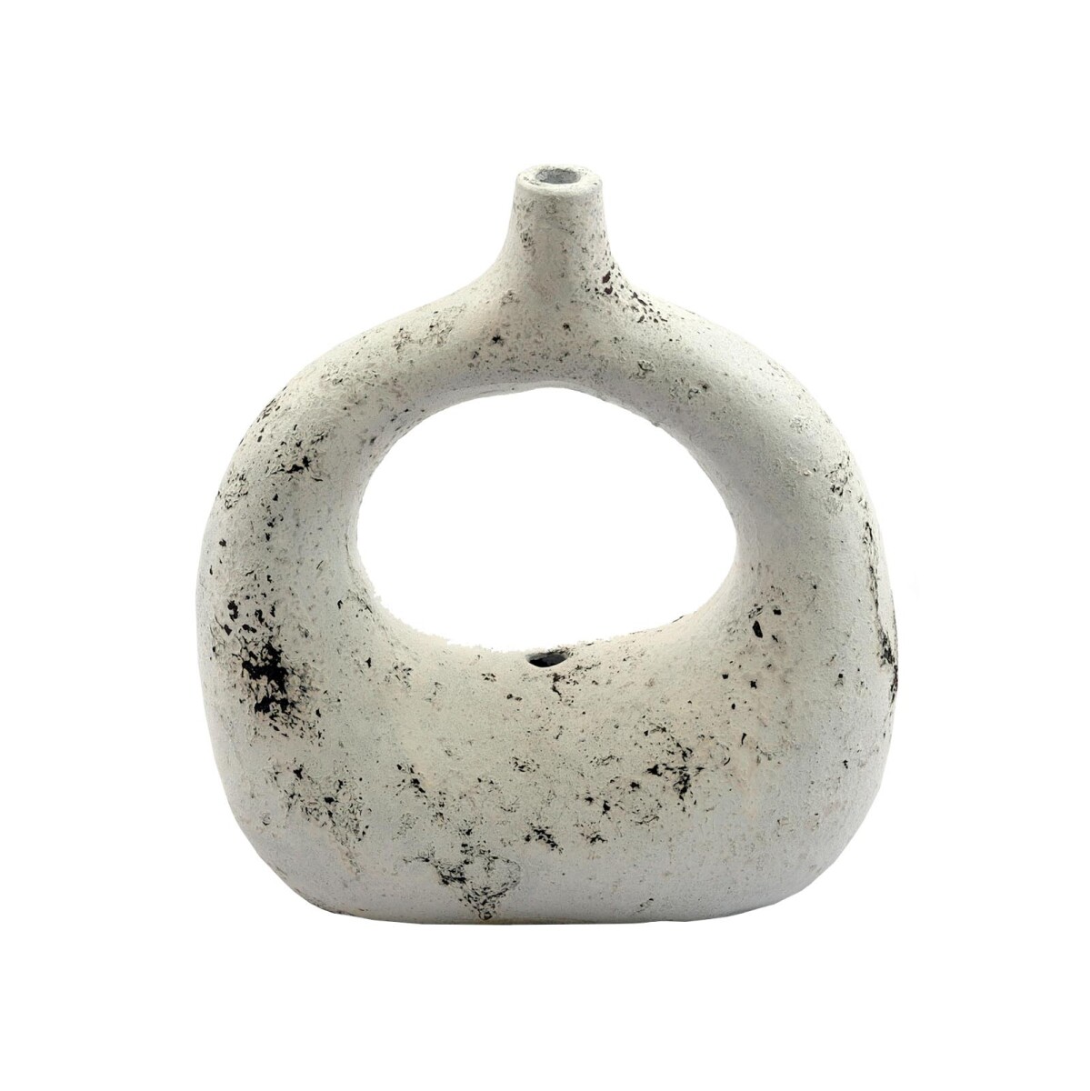 JARRÓN DECORATIVO - TERRACOTA BLANCO MILA BLANCO 