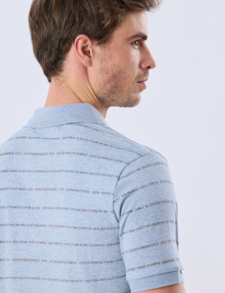 REMERA POLO ESTAMPADA Denim