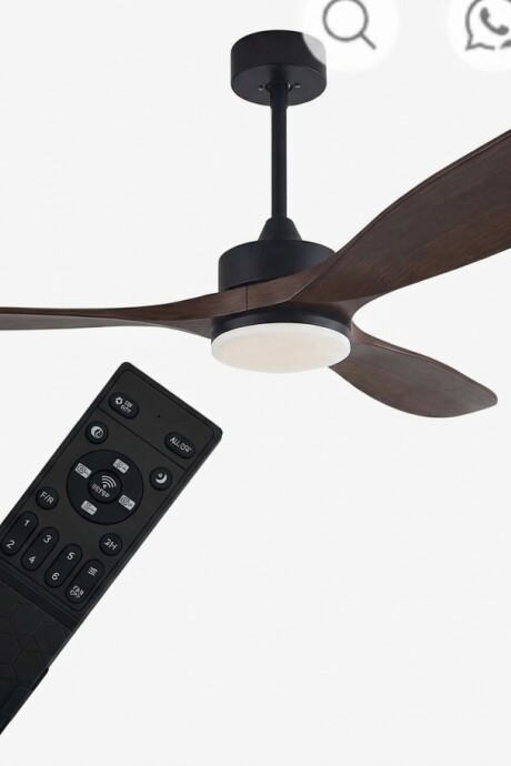 Ventilador De Techo Niza 3 Aspas Simil Madera Con Luz Led Ventilador De Techo Niza 3 Aspas Simil Madera Con Luz Led