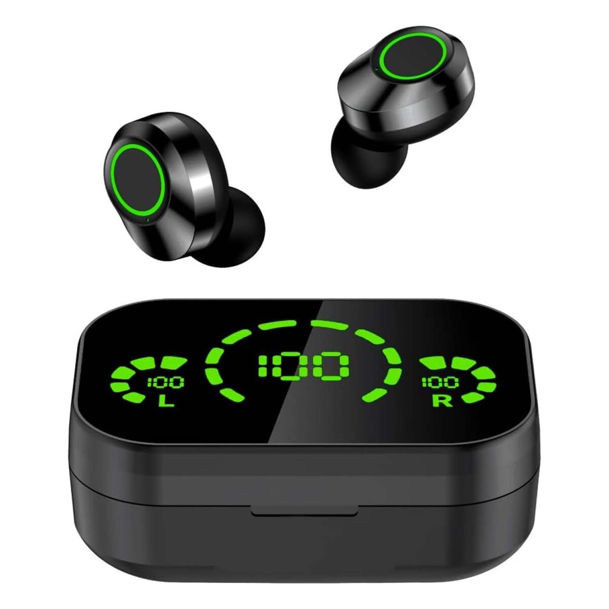 Auriculares YD03 Bluetooth Inalámbricos Recargables Táctiles - Negro 