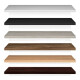 Estantes Flotantes Repisa Ménsula Invisible Melamina60x20x18 Negro
