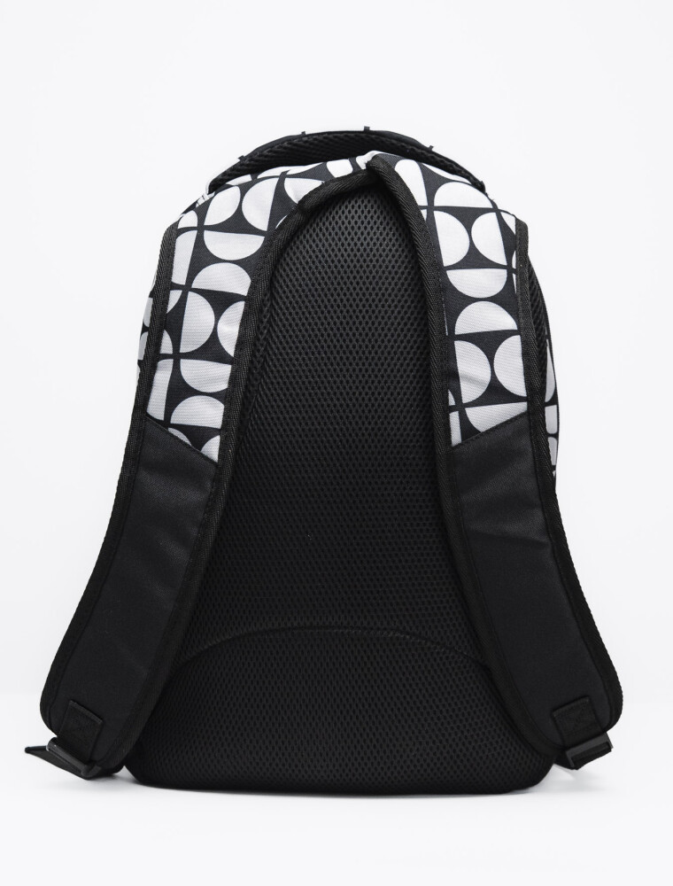 Mochila Fullprint Blanco y Negro
