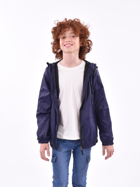 CAMPERA RAIN AZUL OSCURO