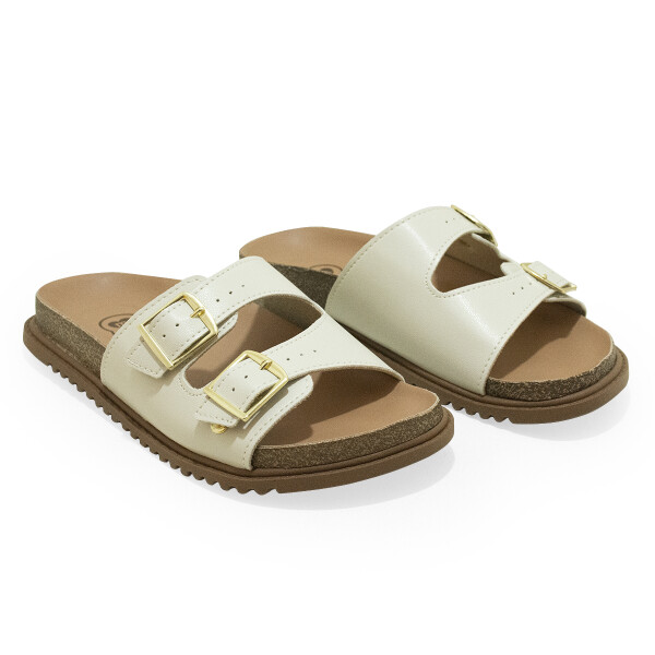 Sandalias Molekinha Zuecos de Mujer - 2357.103-20384 Blanco-nude