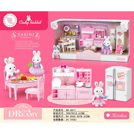 Juego Playset Infantil Conejo con Cocina Completa Bay Dream 001
