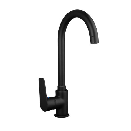 GRIFERIA COCINA MONOCOMANDO NEGRO MATE NEGRO