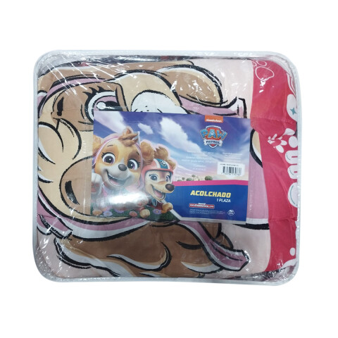 Acolchado Infantil Paw Patrol Microfibra 1 Plaza CORAL