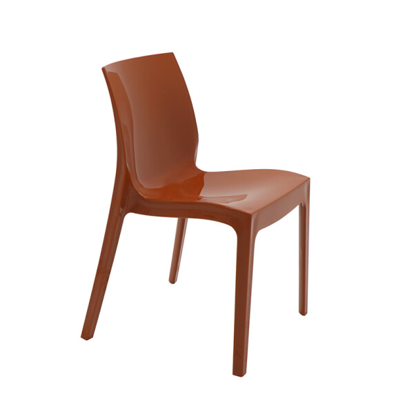 Silla apilable terracota "Alice" TD0579