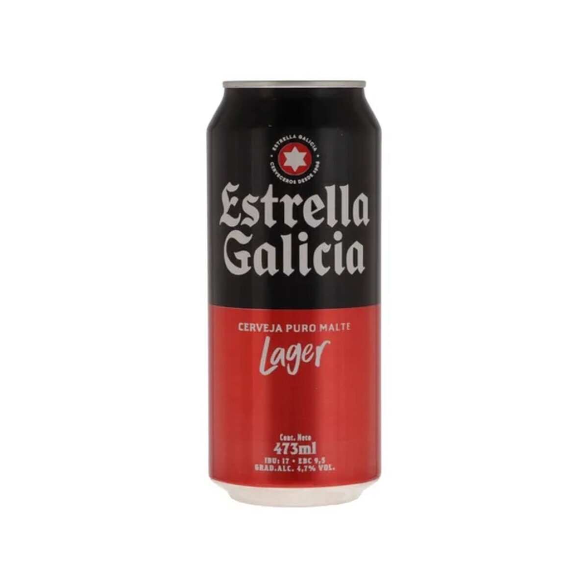 CERVEZA ESTRELLA GALICIA 473 ML LATA 