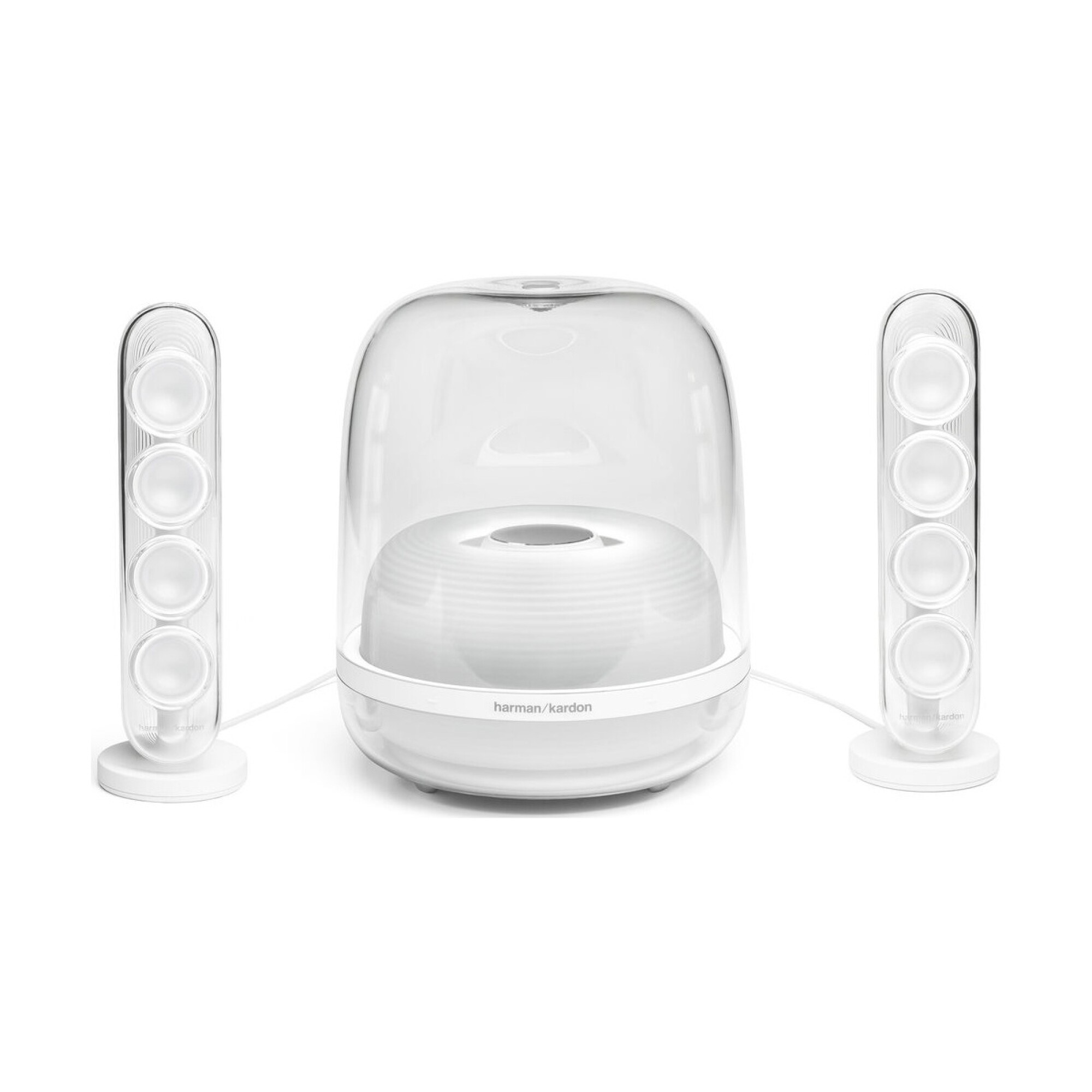 Parlante Bluetooth Harman Kardon SoundSticks 4 - White — Cover company